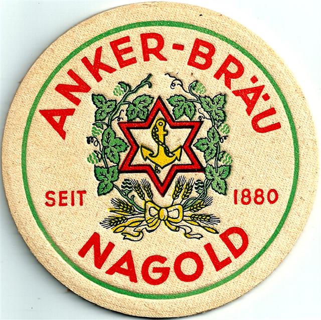 nagold cw-bw anker anker rund 1a (215-anker bru nagold-schrift rot) 